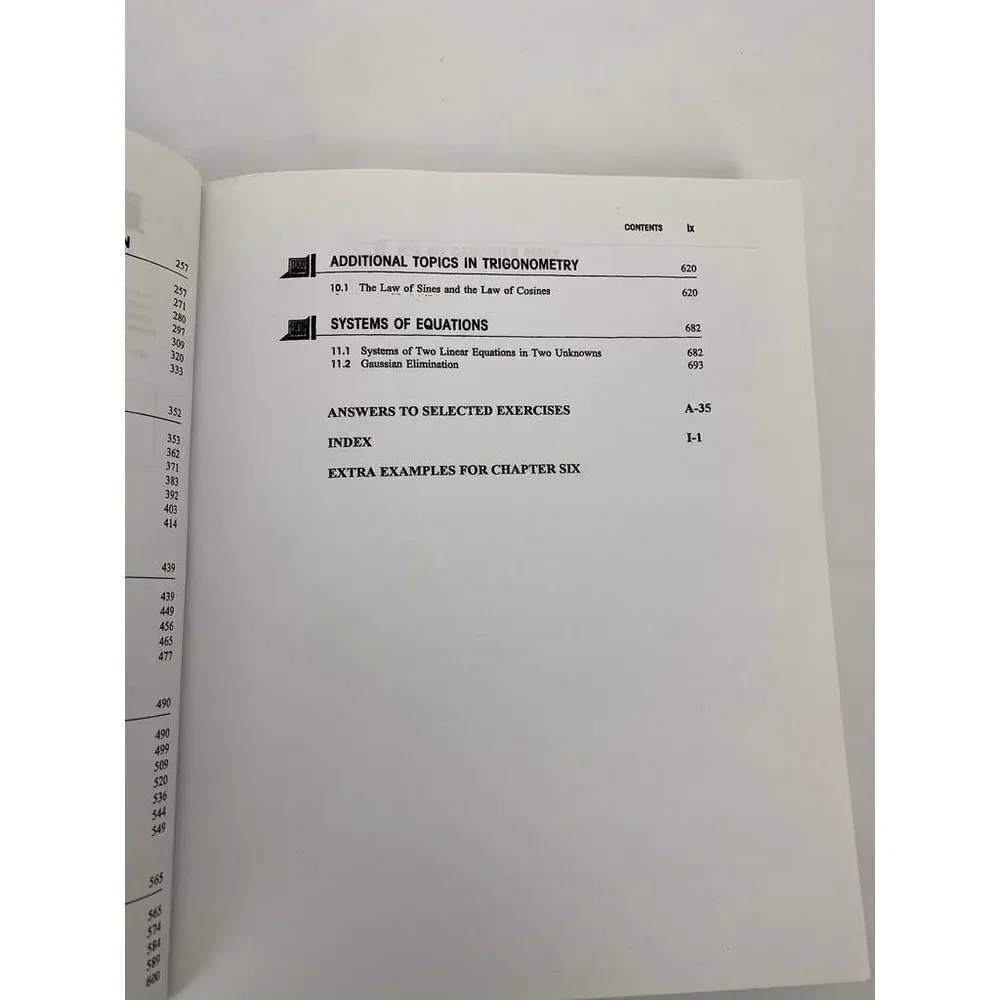 Pre-Calculus University of Georgia Soft Cover Textbook 2006 -- David Cohen